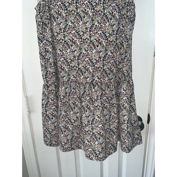 Ro & De Floral Paisley Sleeveless Drop Waist Summer Spring Dress Size Medium - Picture 4 of 7
